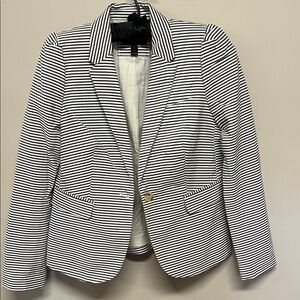 JCrew Puff Sleeve Seersucker Blazer